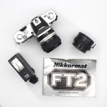 Load image into Gallery viewer, Nikkormat FT2 w/ 55mm lens