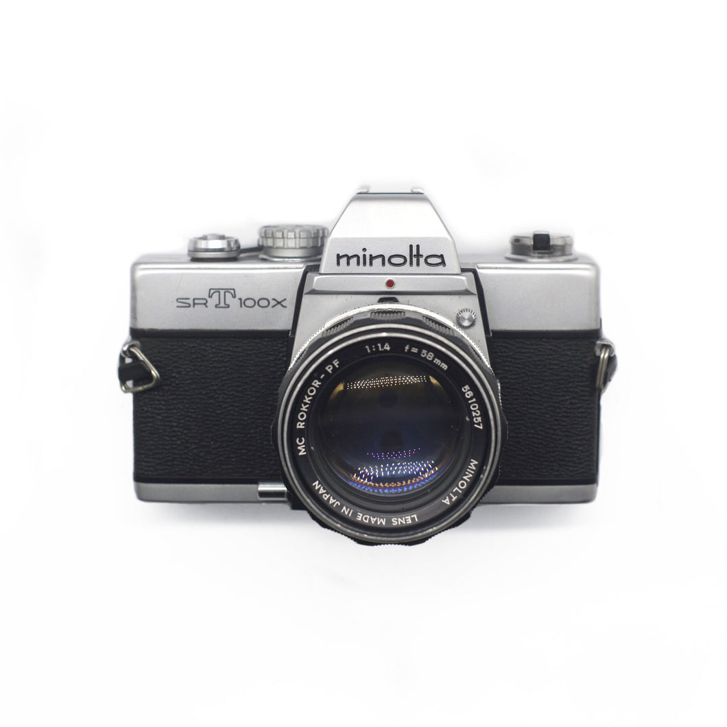 Minolta SRT 100X w/ 50mm f1.4 lens