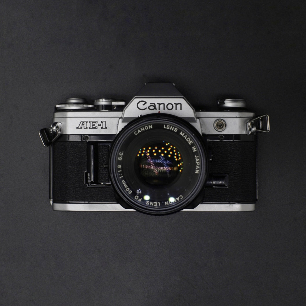 Canon AE-1 & 50mm f1.8 lens