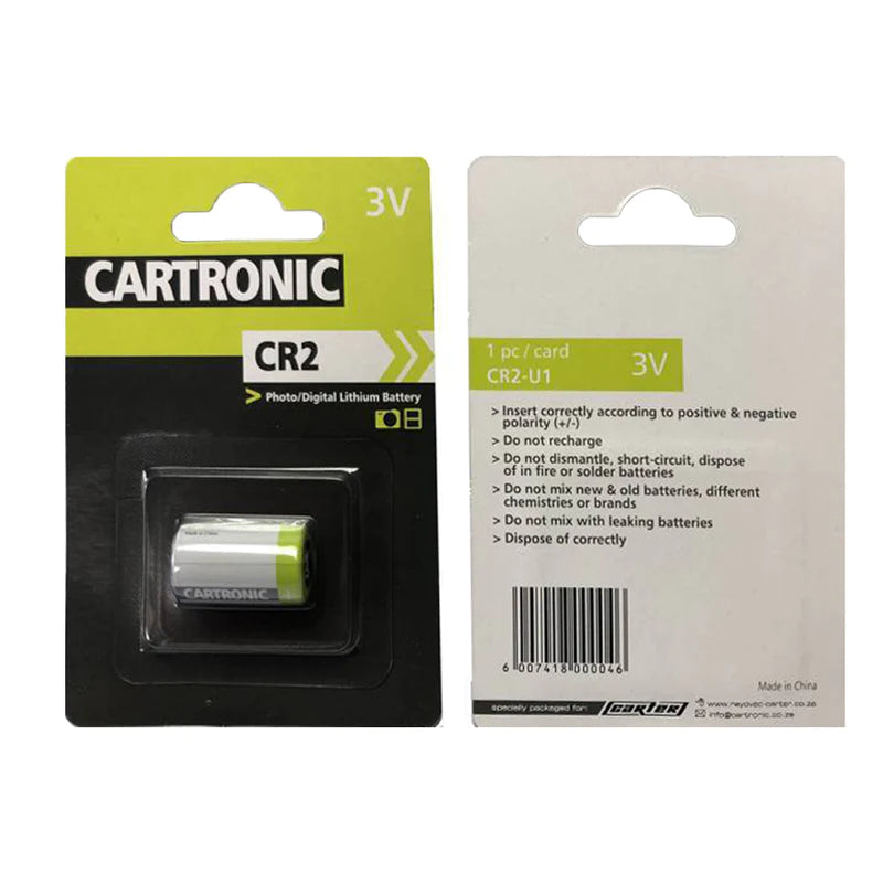 CR2 Battery - Cartronic 3V