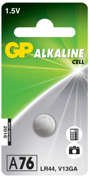 LR44 (A76) Battery - GP Alkaline