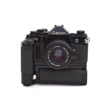 Load image into Gallery viewer, Canon A-1 w/ Motor drive &amp; 50mm f1.8
