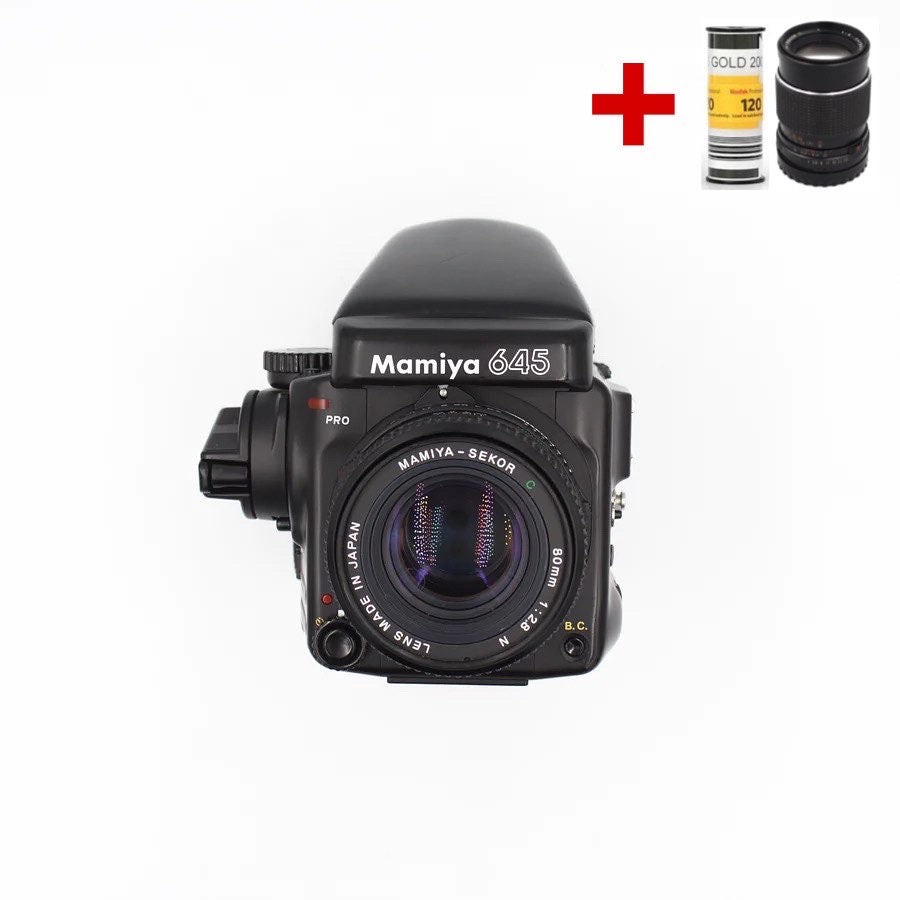 Mamiya 645 Pro w/ 2 lenses